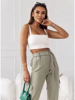 Dámske bojové nohavice v khaki farbe (8266) Dámske bojové nohavice v khaki farbe (8266)