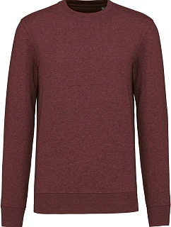 Kariban K 4025 Ekologická mikina 20.4025 vínovo-melírovaná