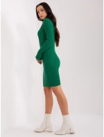 PM SK PM319 šaty.19 tmavo zelená