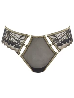 Trblietavé tangá V-10118 čierna/zlatá - Axami Trblietavé tangá V-10118 čierna/zlatá - Axami