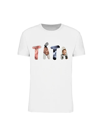 Personalizované pánske tričko - otec/dedko z fotografií Personalizované pánske tričko - otec/dedko z fotografií