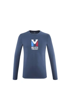 MILLET M Chamonix Tri Ts Ls tričko námornícka modrá pánske