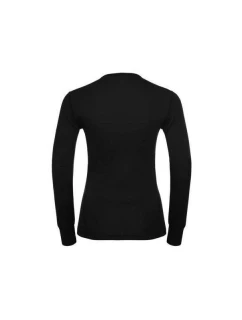 Dámske tričko Odlo BL TOP s rolákovým výstrihom l/s ACTIVE WARM ECO veľkosť S Black