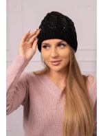 Dámska čiapka Kalina K362 čierna
