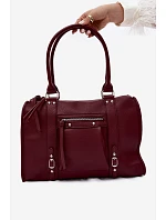 Veľká taška z imitácie kože Bordo Nolita
