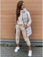 Dámska vesta KERIS béžová FashionStreet TY2909 Dámska vesta KERIS béžová FashionStreet TY2909