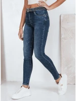 Dámske skinny push up džínsy modré FashionStreet UY2828 Dámske skinny push up džínsy modré FashionStreet UY2828