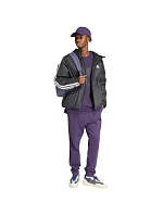 Pánske tričko adidas Essentials 3-Stripes Fleece purple JX0750