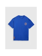 Pánske tričko oversize s potlačou 4F 4FWSS25TTSHM1979-36S