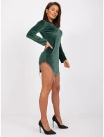 Šaty DHJ SK 6509.82P tmavo zelená