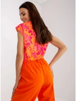 DHJ nohavice SP 15679.01X oranžová