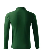 Pique Polo LS pánske polo tričko fľaškovo zelená