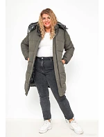 Dámska hrubá obojstranná zimná bunda black-khaki (V768g) Dámska hrubá obojstranná zimná bunda black-khaki (V768g)