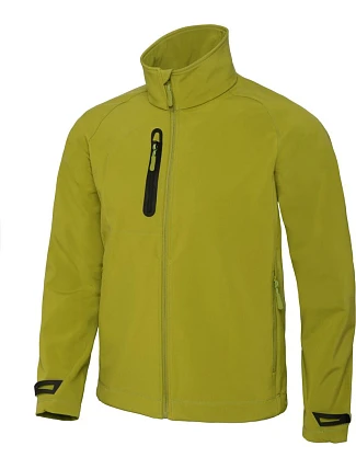 B&C X-Lite Softshell /men Pánska 3-vrstvová softshellová bunda 01.0951 green moss B&C X-Lite Softshell /men Pánska 3-vrstvová softshellová bunda 01.0951 green moss