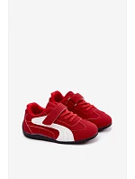 Detská športová obuv na suchý zips Red Perrin Detská športová obuv na suchý zips Red Perrin