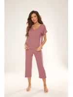 Pyžamo Freya 694 Berry - De Lafense Pyžamo Freya 694 Berry - De Lafense