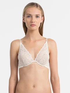 Podprsenka s kosticou QF1436E slonovinová - Calvin Klein