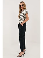 Šnúrové nohavice model 226456 Taliansko Moda Šnúrové nohavice model 226456 Taliansko Moda