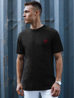Pánske čierne tričko FashionStreet RX5567