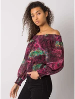 Blúzka DHJ BZ 15175 2.10P tmavo fialová Blúzka DHJ BZ 15175 2.10P tmavo fialová