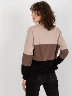 Mikina RV BL 8328.34X čierna a béžová