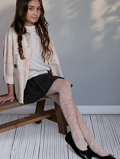 Dievčenské čipkované pančuchy Lorena DR2608