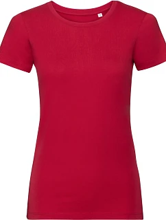Russell Athletic 108F Dámske tričko Pure Organic 10.108F classic red