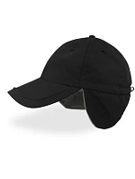 Atlantis Headwear Techno Flap-S 6-panelová čiapka s ochranou uší 33.0225 čierna Atlantis Headwear Techno Flap-S 6-panelová čiapka s ochranou uší 33.0225 čierna