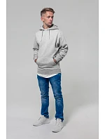 Build your Brand BY 011 Mikina s kapucňou z hrubej bavlny 56.0011 ocean blue