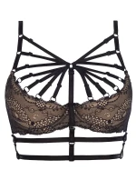 Podprsenka Churro con Nutella V-7681 čierna/béžová - Axami