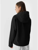Dámska softshellová vetruodolná bunda s membránou 5000 4F - čierna