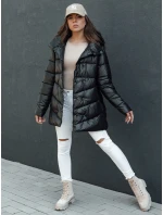 Dámsky prešívaný zimný kabát BLOOM black FashionStreet TY4484