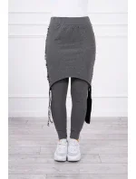 Nohavice/oblek s nápisom selfie graphite