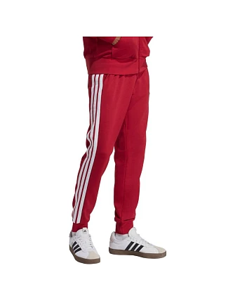 Pánske tričko adidas Essential 3-Stripes French Terry burgundy KR2702 Pánske tričko adidas Essential 3-Stripes French Terry burgundy KR2702