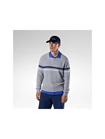Pánsky sveter ROSSIGNOL M Knitted Cn Sweater, sivý