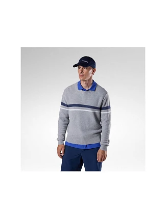 Pánsky sveter ROSSIGNOL M Knitted Cn Sweater, sivý