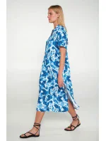 Vamp - Dlhý kaftan s potlačou 20446 - Vamp Vamp - Dlhý kaftan s potlačou 20446 - Vamp