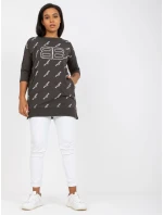 Blúzka RV BZ 7036.02P tmavá khaki Blúzka RV BZ 7036.02P tmavá khaki