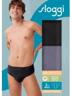 sloggi pánske nohavičky GO Smooth Brief C2P - BLACK - SLOGGI BLACK - SLOGGI