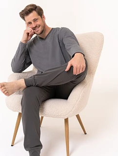 Pyžamo Moraj PDM4600-021 s dlhými rukávmi, veľkosti M–2XL