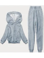 Teplý blankytný teplákový dámsky komplet (YP-1104) Teplý blankytný teplákový dámsky komplet (YP-1104)