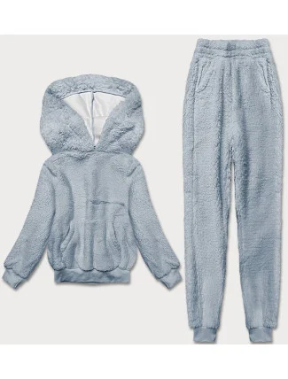 Teplý blankytný teplákový dámsky komplet (YP-1104) Teplý blankytný teplákový dámsky komplet (YP-1104)