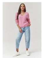 Sveter na gombíky model 223255 Makadamia