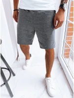 Pánske tmavosivé teplákové šortky FashionStreet SX2267