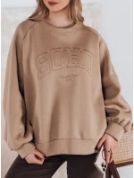 Dámska mikina COSYONE coffee v jednej veľkosti FashionStreet BY1351