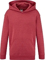 Fruit of the Loom Classic Kids Hooded Sweat Detská mikina s kapucňou 16.2043 vintage heather red Fruit of the Loom Classic Kids Hooded Sweat Detská mikina s kapucňou 16.2043 vintage heather red