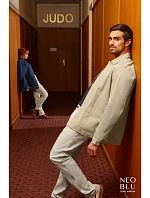 NEOBLU Mael Business bunda 24.3780 tmavá khaki