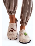 Domowe Papcie Big Star KK276016 Beżowe