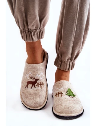 Domowe Papcie Big Star KK276016 Beżowe