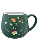 Personalizovaný keramický bacuľatý hrnček pre pani učiteľku/pána učiteľa (učebné pomôcky) Personalizovaný keramický bacuľatý hrnček pre pani učiteľku/pána učiteľa (učebné pomôcky)